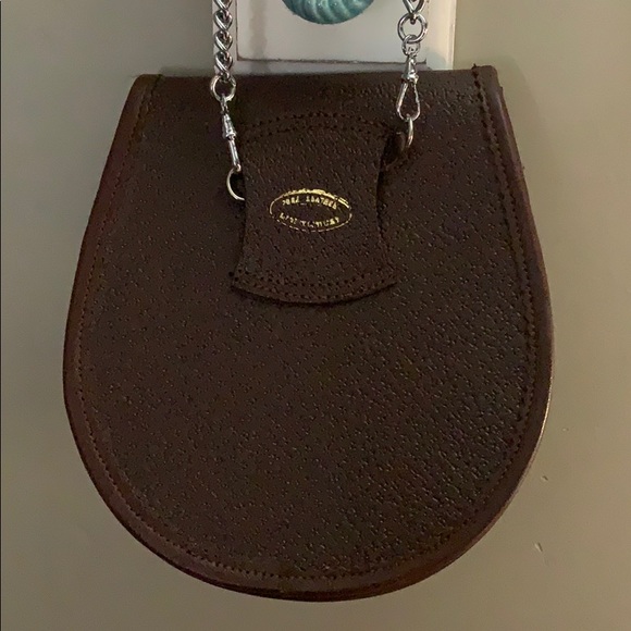 Pure Leather mini purse brown - Picture 4 of 8